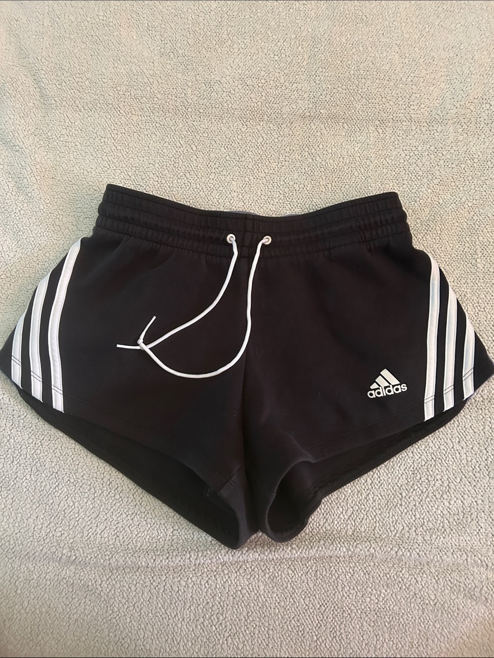 Adidas Women’s Black and Purple Shorts